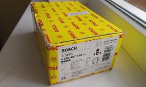 Коробка от тормозных колодок Bosch